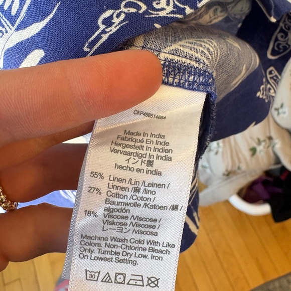 Madewell x Lisa Says Gah! One-Shoulder Blue Dress - Size 10 - Picture 4 of 4